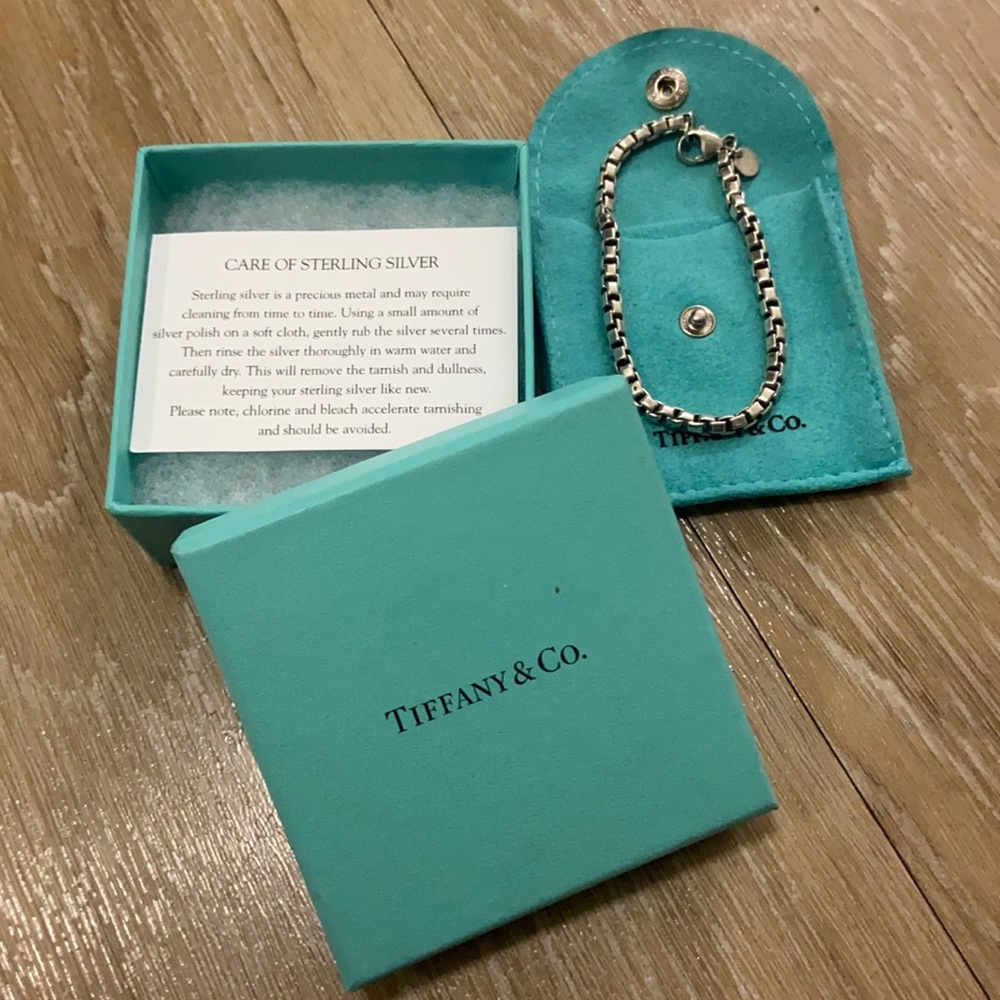 Tiffany &Co Sterling Silver Venetian Link Bracelet